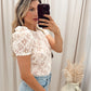 OLA LACE T-SHIRT TOP