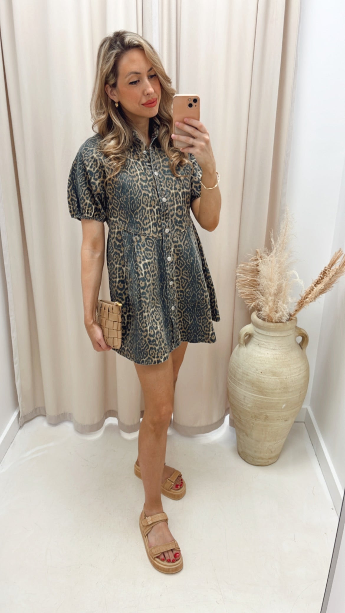 NEW JAYCE FIT & FLARE MINI DRESS