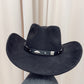 SARAH COWBOY HAT | BLACK
