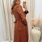NEW NATALIA TRENCH COAT (COGNAC)