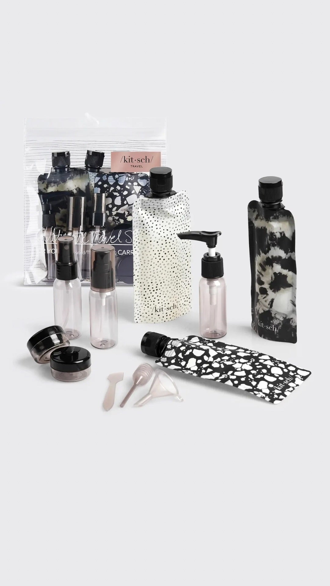 NEW ULTIMATE REFILLABLE TRAVEL 11 PIECE SET | KITSCH