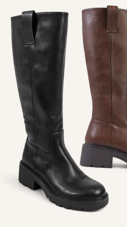 LINDSAY MID CALF BOOT (BLACK)
