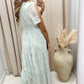 NEW VINYARD FLORAL PRNT MAXI (LIGHT SAGE)