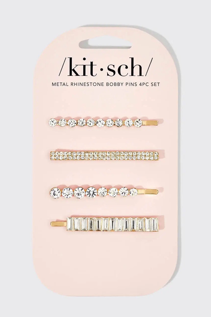 NEW RHINESTONE ASSORTED BOBBY PINS | KITSCH