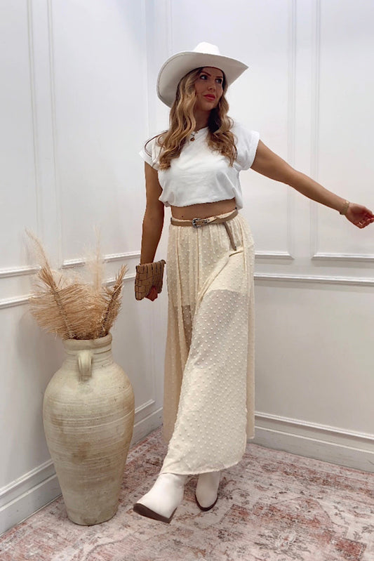 NEW OTTILIE POLKA DOT MAXI SKIRT (HOT RESTOCK)