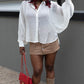 DENVER BUTTON UP BLOUSE (IVORY)