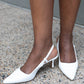 ALL DAY CLASSIC KITTEN HEEL (WHITE)