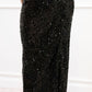 MAXINE SEQUIN MAXI SKIRT | BLACK