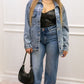 AMANDA OVERSIZED DENIM SHACKET- LIGHT (RISEN)