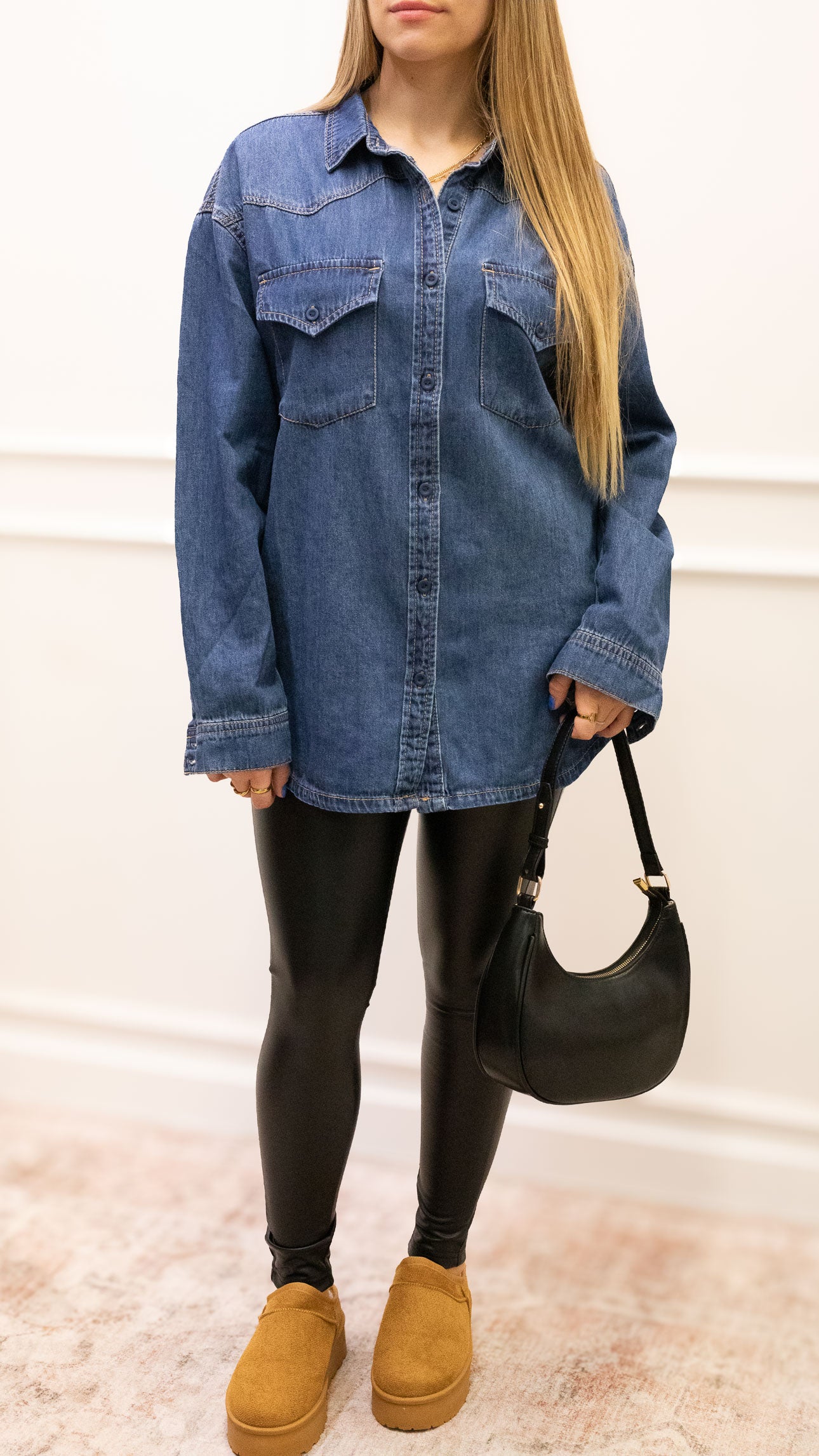 YUKON DENIM SHIRT - DARK WASH (RISEN)