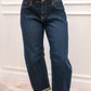 CHELSEA BARRELL JEANS (DARK WASH)