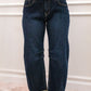 CHELSEA BARRELL JEANS (DARK WASH)
