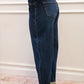 CHELSEA BARRELL JEANS (DARK WASH)