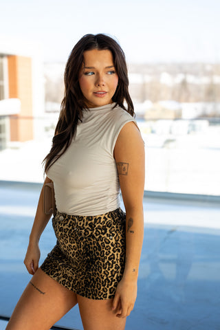 NEW BELISE MOCK NECK TANK (WHITE)