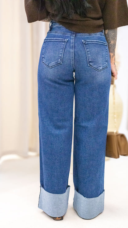 ASHYTON WIDE LEG CUFFED HEM