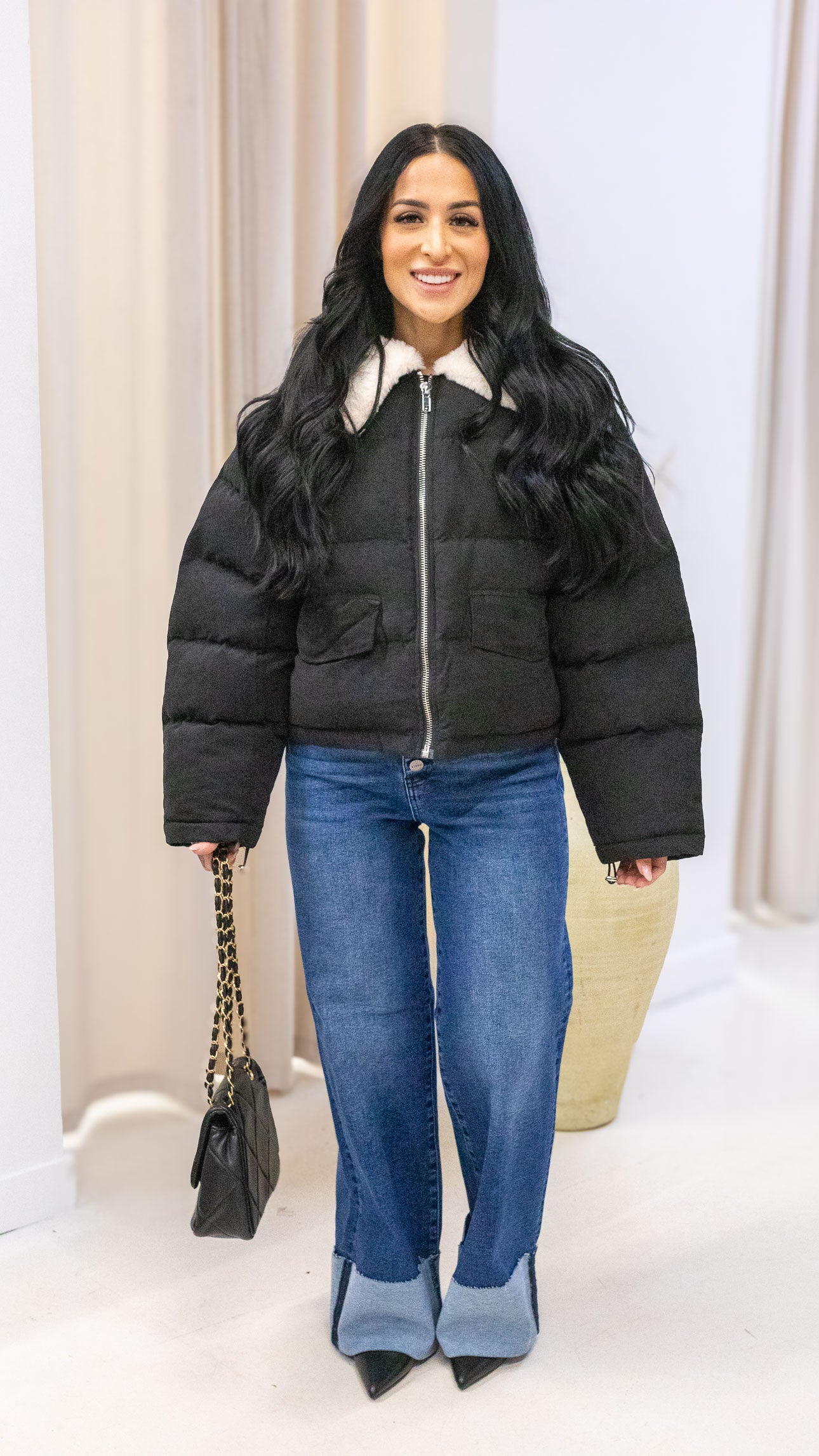 MONICA PUFFER COAT (BLACK)