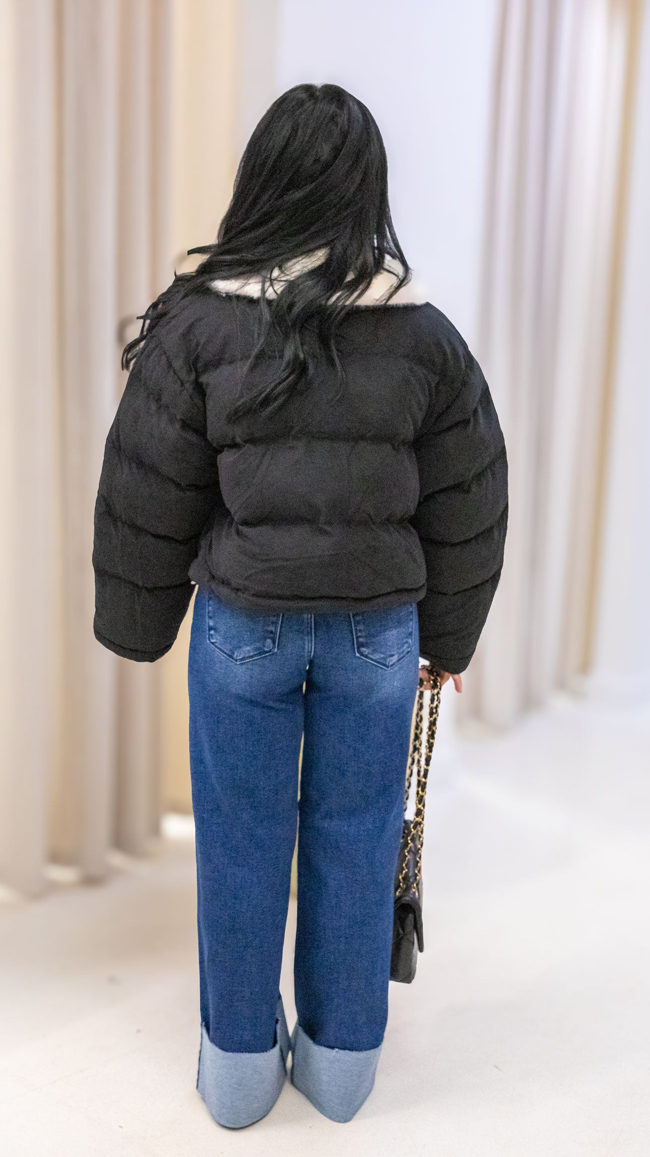 MONICA PUFFER COAT (BLACK)