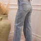NEW ANDREA HIGH RISE WIDE LEG ADJUSTABLE WAIST JEANS (LIGHT)