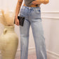 NEW ANDREA HIGH RISE WIDE LEG ADJUSTABLE WAIST JEANS (LIGHT)