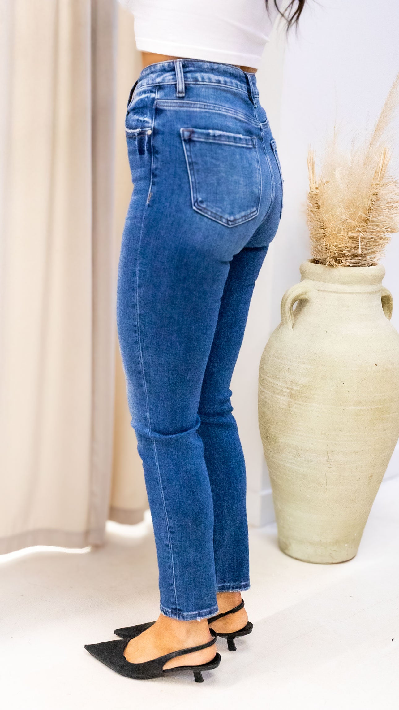 KELLY SKINNY JEAN MID WASH | RISEN