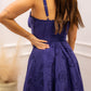 NEW CIARA A-LINE SWEETHEART DRESS (NAVY)