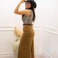 NEW AVA HIGHRISE MAXI SKIRT (TAUPE)