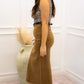 NEW AVA HIGHRISE MAXI SKIRT (TAUPE)