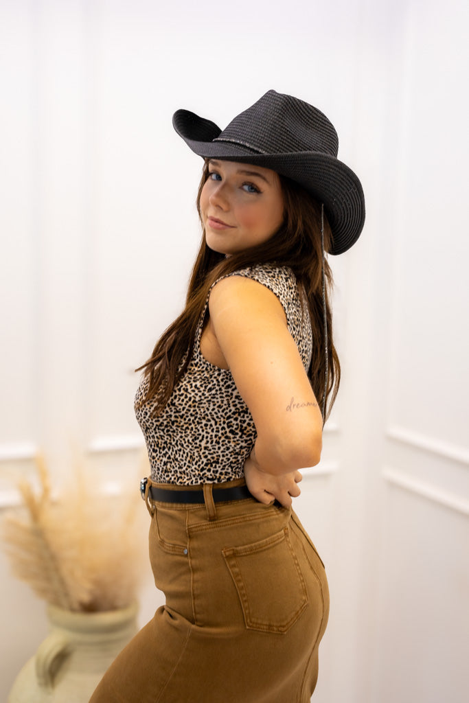 NEW AVA HIGHRISE MAXI SKIRT (TAUPE)