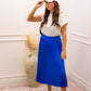 NEW SERENA PLEATED MIDI SKIRT (ROYAL BLUE)
