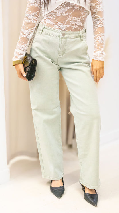 SAGE TUMMY CONTROL SLOUCHY ANKLE BAGGY PANTS