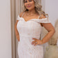 NEW RIKI OFF-SHOULDER SEQUIN MAXI CURVY (WHITE)