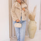 NEW LILY FAUX FUR COAT (TAN)