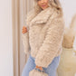 NEW LILY FAUX FUR COAT (TAN)