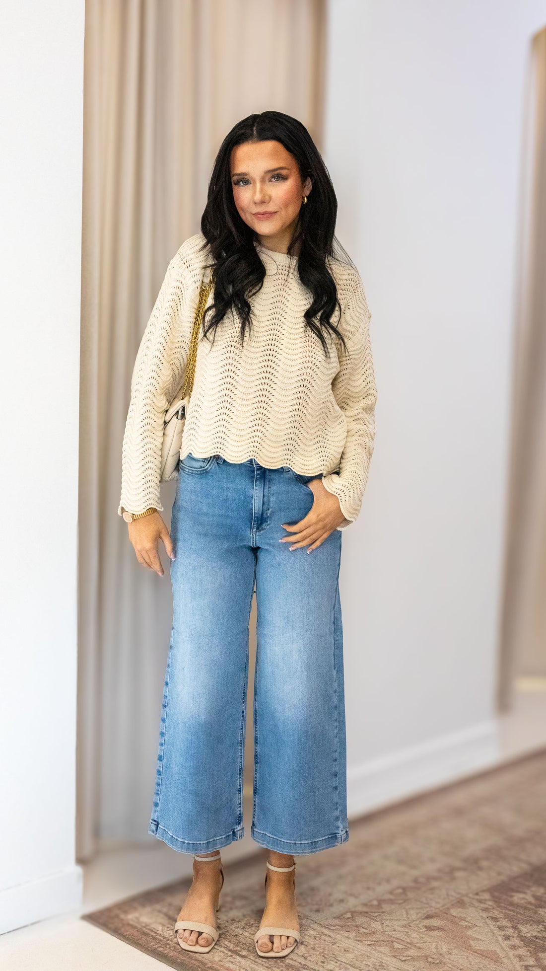 ONLASA LS WAVE STRUCTURE O-NECK CC KNT | ONLY