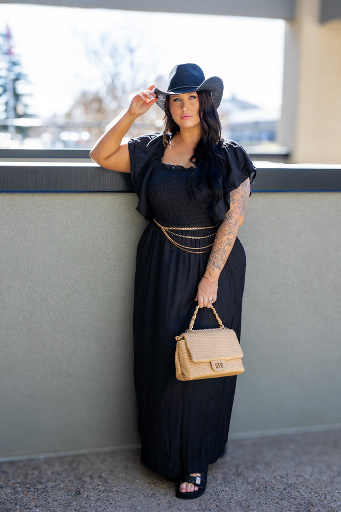NEW RILEY MAXI DRESS (BLACK)