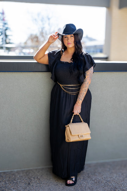 NEW RILEY MAXI DRESS (BLACK)