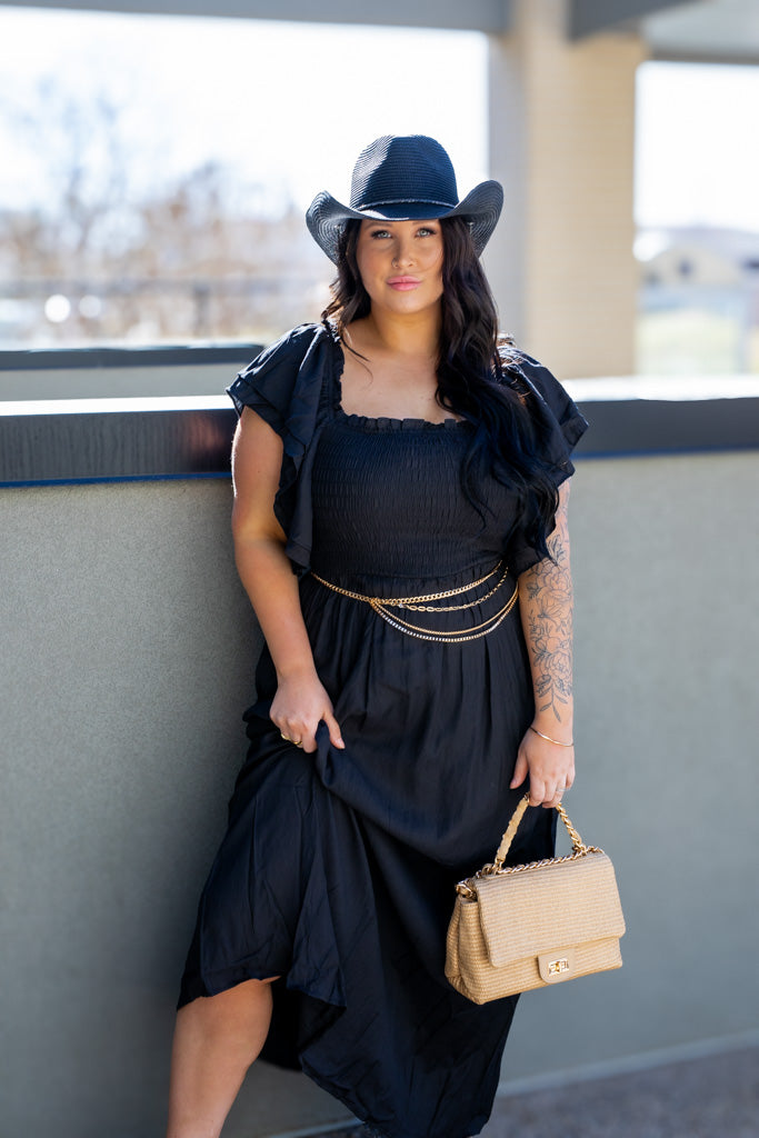 NEW ESTE' WOVEN HAND BAG (BROWN)