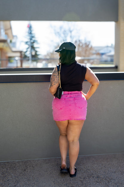 NEW BELISE MOCK NECK TANK (BLACK)