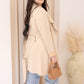 NEW OLIVIA SUEDE TIE UP JACKET (TAUPE)