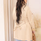 NEW OLIVIA SUEDE TIE UP JACKET (TAUPE)