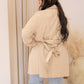 NEW OLIVIA SUEDE TIE UP JACKET (TAUPE)