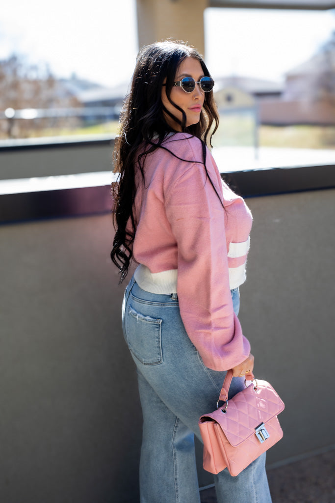 NEW ELLE CARDIGAN (PINK)