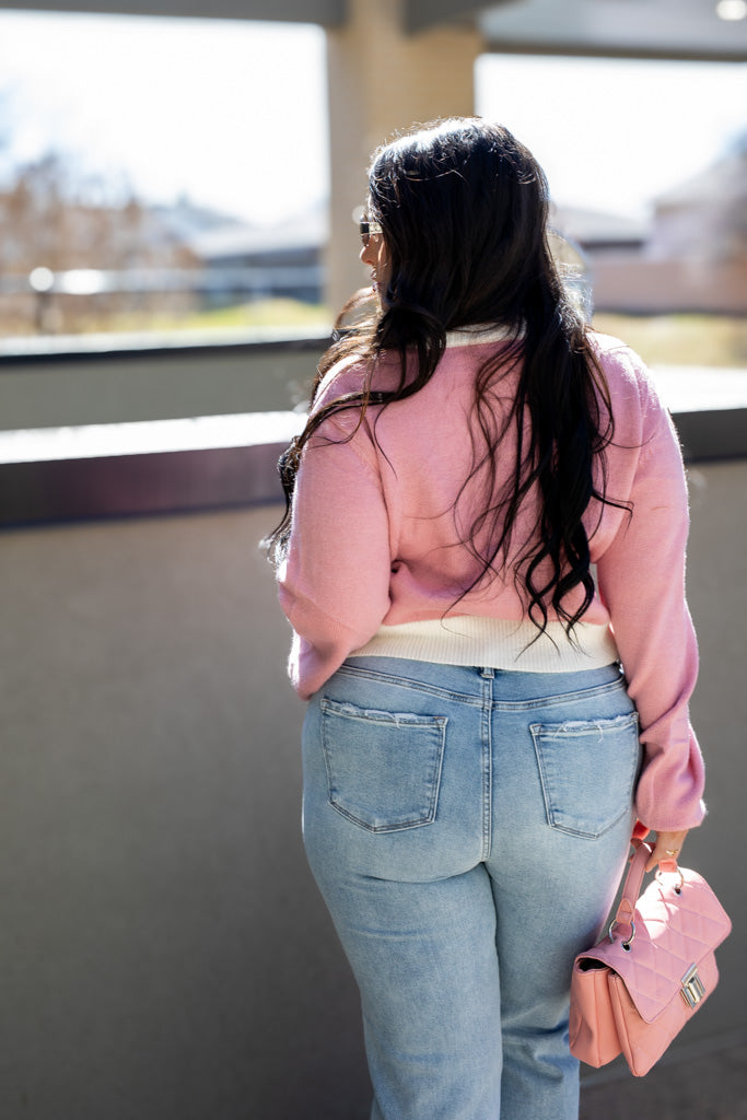 NEW ELLE CARDIGAN (PINK)