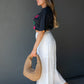 STELLA LINEN SKIRT (WHITE)
