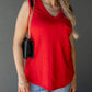 NEW TOVE SLEEVELESS TOP (RED)