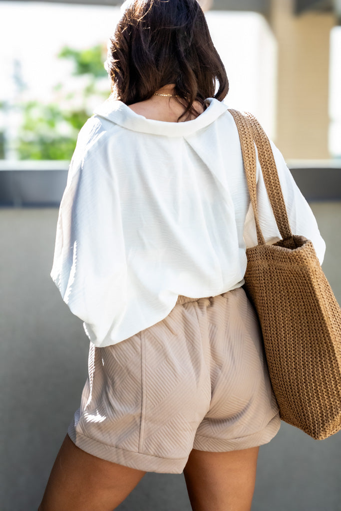 MILARI BLOUSE TOP (WHITE) | BEST SELLER