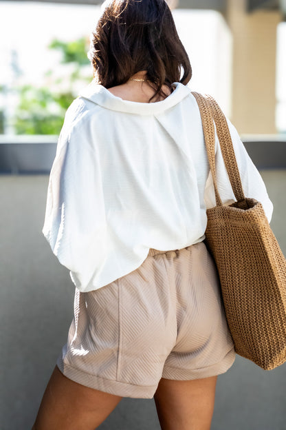 NEW TAMI TEXTURED JOGGER SHORT | BEST SELLER