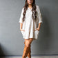 NATALIA MINI SHIRT DRESS