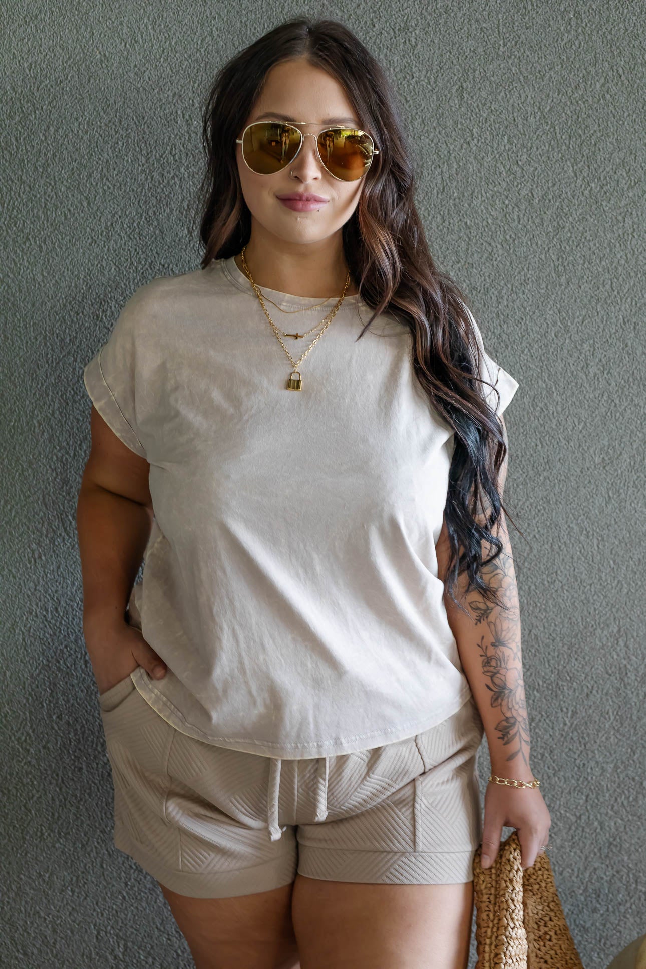 NEW WILLOW T-SHIRT | BEST SELLER (ASH MOCHA | ACID WASH