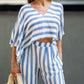 MARINA STRIPED PANT SET